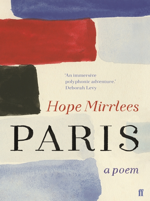 Title details for Paris by Hope Mirrlees - Available